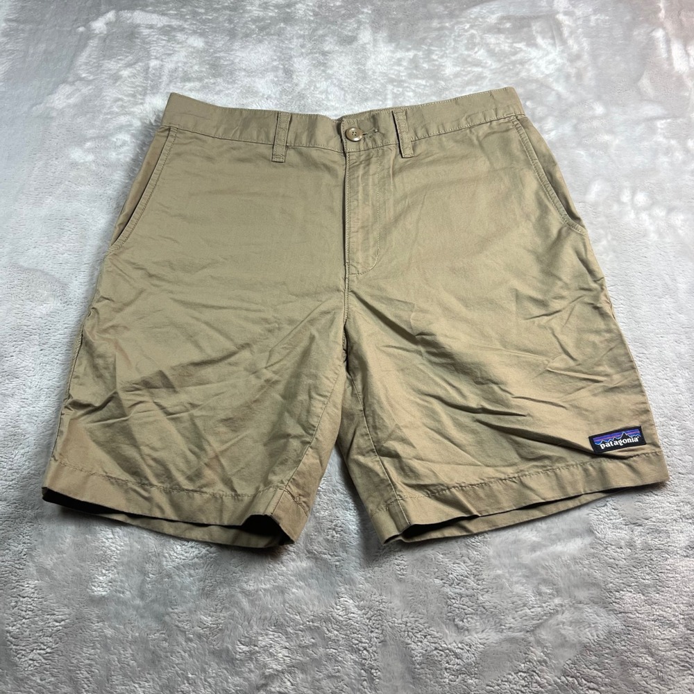 Patagonia Men's 30 Shorts Khaki Tan Organic Cotton Hemp Chino Hiking Outdoor